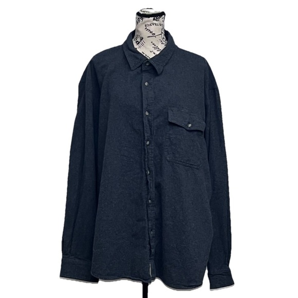 CQR Tactical Gear Men’s Button-Up Shirt 3XL | Dark Gray Cotton Grunge Skater - Picture 2 of 10